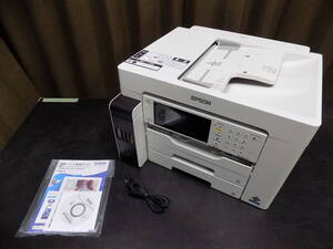 【ZS-393】EPSON/エプソン インクジェットプリンター PX-M6711FT 2021年製 A3 複合機 ビジネスインクジェット 通電確認済 ジャンク品