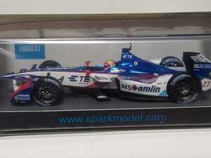 新品 1/43 スパーク SPARK MS Amlin Andretti Hong Kong - Season 3 2016-2017 Robin Frijns #27