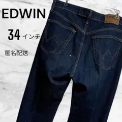 295【EDWIN 】403 レギュラーストレートデニム ジーンズ 34インチ