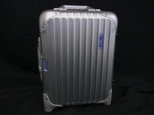 1円 RIMOWA リモワ アルミニウム ダイヤルロック式 2輪 キャリーケース スーツケース キャリーバッグ トラベルバッグ シルバー系 FL0932