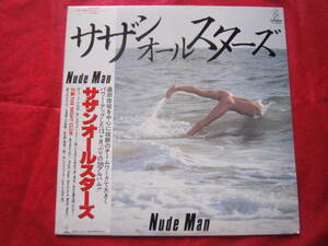 ■サザンオールスターズ　/　Mude　Man　５th　/　国内盤帯付きLPレコード　