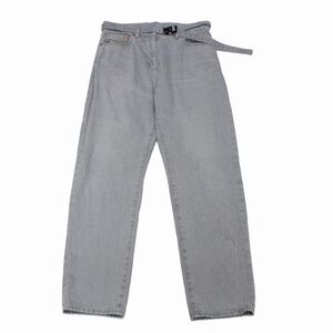 sacai サカイ 23SS Straight Denim Pants ベルト付き デニムパンツ 2 グレー