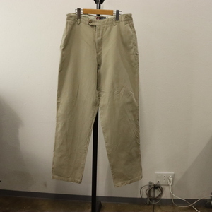 Q989 90sビンテージ CHAPS RalphLauren コットンパンツ■1990年代製 表記Lサイズ ベージュ チノパン アメカジ ラルフストリート 古着卸 80s