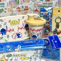 平成レトロ ディズニー リロ&スティッチ お弁当箱 箸箱セット ご当地根付け他