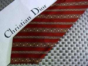 ♪1861S♪新品【装飾 ストライプ 柄】ディオール【Dior】ネクタイ