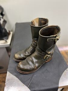 pt99 REDWING エンジニアブーツ redwing 8273 緑　9D ブラスバックル　レッドウィング　雰囲気系