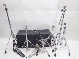 TAMA/Pearl タマ/パール IRON COBRA ハイハットスタンド シンバルスタンド スネアスタンド おまとめセット ケース付き ¶ 70BE2-8