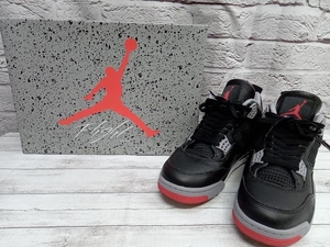 NIKE Nike Air Jordan 4 Retro Bred Reimagined FV5029-006 スニーカー 表記サイズ US10 ブラック 店舗受取可