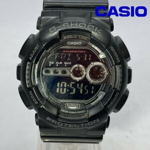 【可動品】CASIO カシオ G‐SHOCK ブラック 文字盤/ブラック 2気圧防水 クオーツ [3263] GD‐100