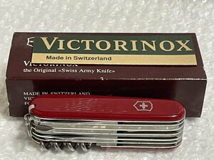 VICTORINOX ビクトリノックス マルチツール スイス製 チャンピオン 1.67 83 レッド 赤 ナイフ 箱説付 ■ キャンプ アウトドア ■ 松617