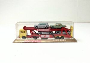 希少 majorette マジョレット SERIE3000 積載車 SAVIEM キャリアカー フランス製 アンティーク