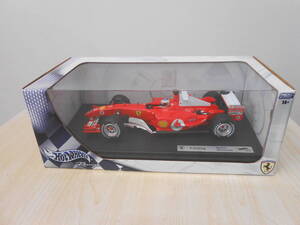 27434 新品 未開封 HotWheels Racing Ferrari ホットウィール レーシング 1/18 フェラーリ F2004 R.バリチェロ F1 レーシングカー