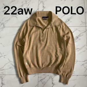 現行QRタグ POLO RALPH LAUREN ポロ ラルフローレン Open Neck Sweater Long Sleeve Pullover オープンネック プルオーバーニット セーター