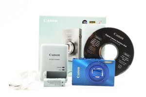 Canon IXY 3 ブルー 1010万画素 PowerShot ELPH 520 HS [美品] 元箱 CD-ROM 充電器 バッテリー付き 光学ズーム12倍 フルHD