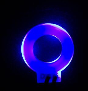 LED - Footswitch Ring, With Bezel, 9V, Blue/Green [送料170円から 同梱可]