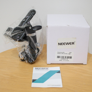 [未使用品]NEEWER/ニーワー【レフ板用クランプ/金属製クリップ/5/8ネジ/箱あり/ブラック】宅急便(EAZY)匿名配送