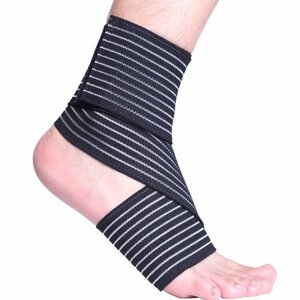 スポーツ包帯 圧縮ラップ 包帯ストラップ シリコン 弾性 通気性 足の保護 ふくらはぎ 手首 足首 太股 膝 肘の保護に JC911