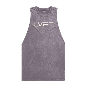 【USED品/メーカー直輸入正規品/送料無料】 LIVE FIT. APPAREL リブフィット ディープカット タンクトップ VT9201 USサイズ:L ラベンダー