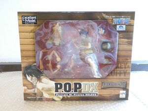 中古品 ワンピース P.O.P DX モンキーD・ルフィ フィギュア Excellent Model メガハウス ONE PIECE