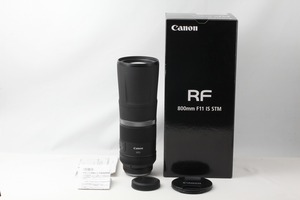 ◆新品同様◆キヤノン Canon RF 800mm F11 IS STM 取説 元箱◇ME46084