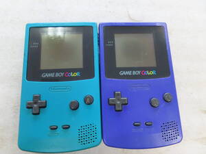 ☆ジャンク　Nintendo GAMEBOY COLOR ゲームボーイカラー×2個　　①