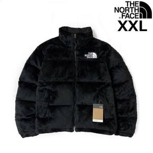 1円～!売切!【正規新品】THE NORTH FACE◆VERSA VELOUR NUPTSE JACKET ダウン ヌプシ US限定 ベロア ファー 大きいサイズ(XXL)黒190122-180