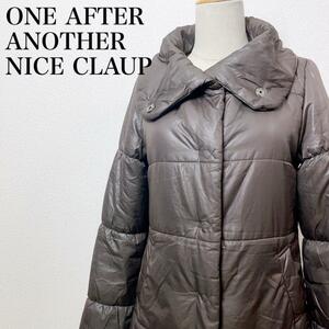 one after another NICE CLAUP ワンアフターアナザーナイスクラップ 肉厚 防寒 ビッグカラー 中わたロングコート アウター ボタン開き 8-02