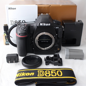 ★美品★ショット数8252回！Nikon ニコン デジタル一眼レフカメラ D850 ブラック #6523