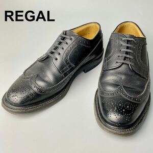 REGAL リーガル ウィングチップ インペリアルグレード ドレスシューズ ビジネスシューズ レザー 24cm EE メンズ ブラック B42325-144