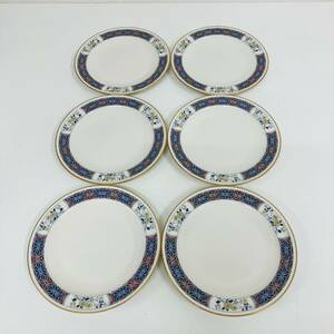 オールドノリタケ　Noritake　ノリタケ　Ivory China　アイボリーチャイナ　小花柄　プレート　６枚セット　【3108-B】