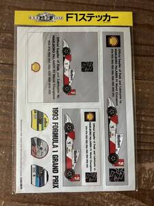 ① F1ステッカー 1993F1グランプリ 未使用品