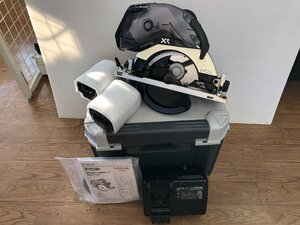 未使用中古品 電動工具 RYOBI リョービ 京セラ 18V充電式集塵丸ノコ BNW-11XR 木工 木材加工 バッテリー付 ITTFPIOVR0K8