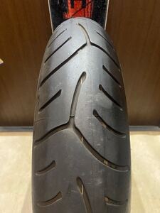 中古MCタイヤ バリ山 BRIDGESTONE BATTLAX T30 120/70ZR17 ブリヂストン バトラックス スポーツツーリング 120 70 17 4918 A3465