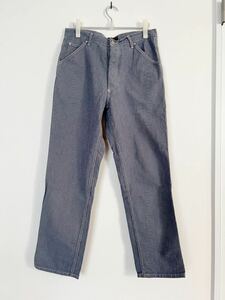 90s RRL ヒッコリー ストライプ ペインターパンツ 三つ星 made in usa アメリカ製 ビンテージ 32 / 30