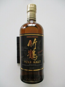 NIKKA WHISKY TAKETSURU PURE MALT / ニッカウィスキー 竹鶴 ピュアモルト 700ml 43% 旧ラベル 古酒 未開栓/新品 1本 送料940円～(^^♪