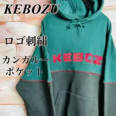 【即完売】ケボズKEBOZ バイカラー　プルオーバーパーカー　ストリート古着L