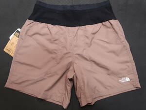 ★ 新品 12100円 メンズ XL ノースフェイス Ftee Run Short ショートパンツ メッシュポケット 高ストレッチ素材 ランニング 茶色 NB92191