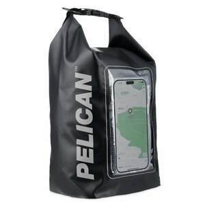 即決・送料込)【Pelican】防水ドライバッグ Marine Water Resistant Dry Bag 5L - Stealth Black iPhone等の7インチ程度までのスマホ対応