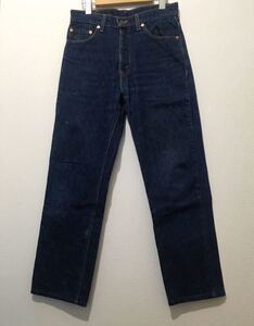 USA製 90’s Levi’s 515 デニムパンツ 濃いめ ボタン裏 501 97年製 ヴィンテージ サイズ W30 Made in U.S.A