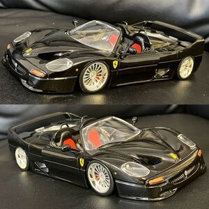 BBS 1/18 フェラーリF50 Ferrariダイキャストミニカー カスタムメッキホイール ローダウン 改造 ブラーゴ burago