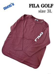 FILA GOLF フィラゴルフ　モックシャツ　モックネックシャツ　メンズ3L