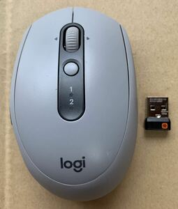 【通電確認済】Logicool ワイヤレスマウス M590 無線 静音 Bluetbooth Unifying レシーバー付属