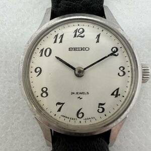 ◎8656 SEIKO 24JEWELS 2220-0020 手巻き 稼働品 セイコー 24石