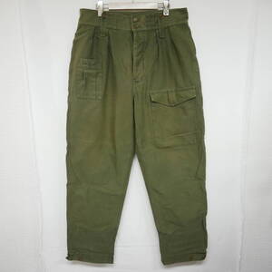 【1円】国内正規 Nigel Cabourn ナイジェルケーボン BRITISH ARMY PANT ブリティッシュアーミーパンツ バックサテン 1940 英国軍 OLIVE 36