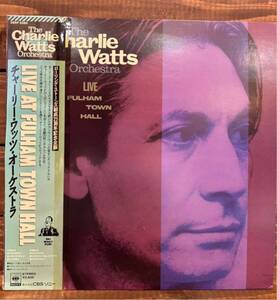 The Charlie Watts Orchestra / LIVE AT FULHAM TOWN HALL (LP) チャーリー・ワッツ・オーケストラ Charlie Watts ローリング・ストーンズ