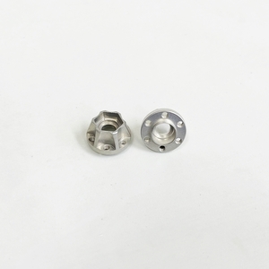 ホイール ヘックス ハブ 6穴 (12mm Hex / 12mm厚 / シルバー) 2個セット RCロッククローラー ラジコン ビードロックホイール ☆送料込み