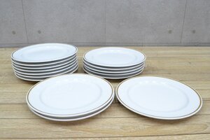 C1102■Noritake　ノリタケ■Primadura　プリマデュラ　プレート　15枚セット■直径18cm■業務用洋食器■ホテル・レストラン・ゴールドライ