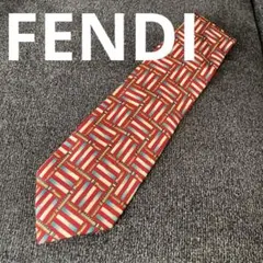 FENDI シルク ネクタイ ズッカ柄