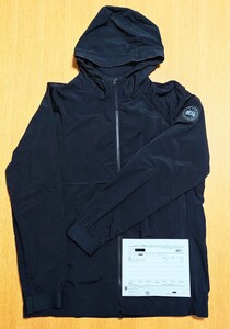 【正規美品】Lサイズ カナダグース フェーバー ウィンド フーディー ブラックレーベル faber wind hoody black label ナイロン ジャケット