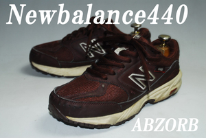 ◆DSC6625◆期間限定！驚愕の1000円即決！早い者勝ち！ニューバランス◆New Balance/NB440/4E/23.5㎝/紫/ロー/洗練されたデザイン！